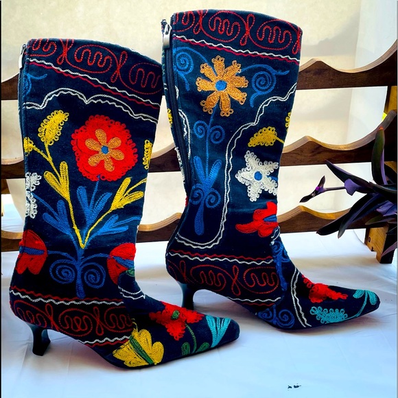 O’ Suzani Boots Turkish Embroidered US 6, EU 37. - Picture 7 of 8